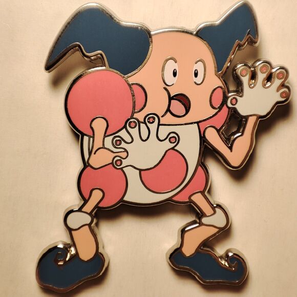 Pokemon TCG Mr. Mime Enamel Pin Official Nintendo Lapel Badge Brooch Figure - Picture 1 of 3